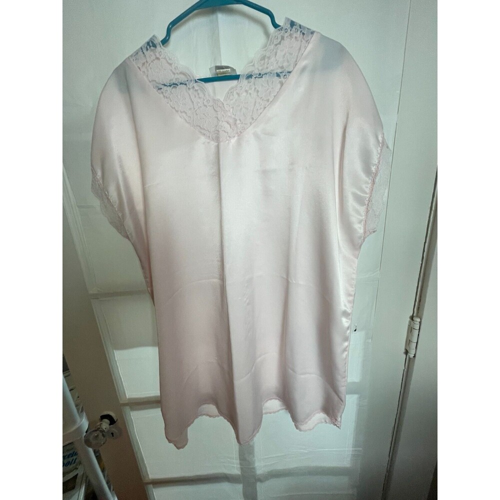 VTG 2pc Pinx Robe and gown set, size Large, flirty, sexy, retro, classic, lace